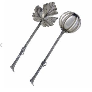 NEW Vagabond House Salad Server Set - Autumn Vine